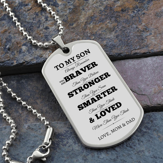 My Son (Military Chain Dog Tag) SLV